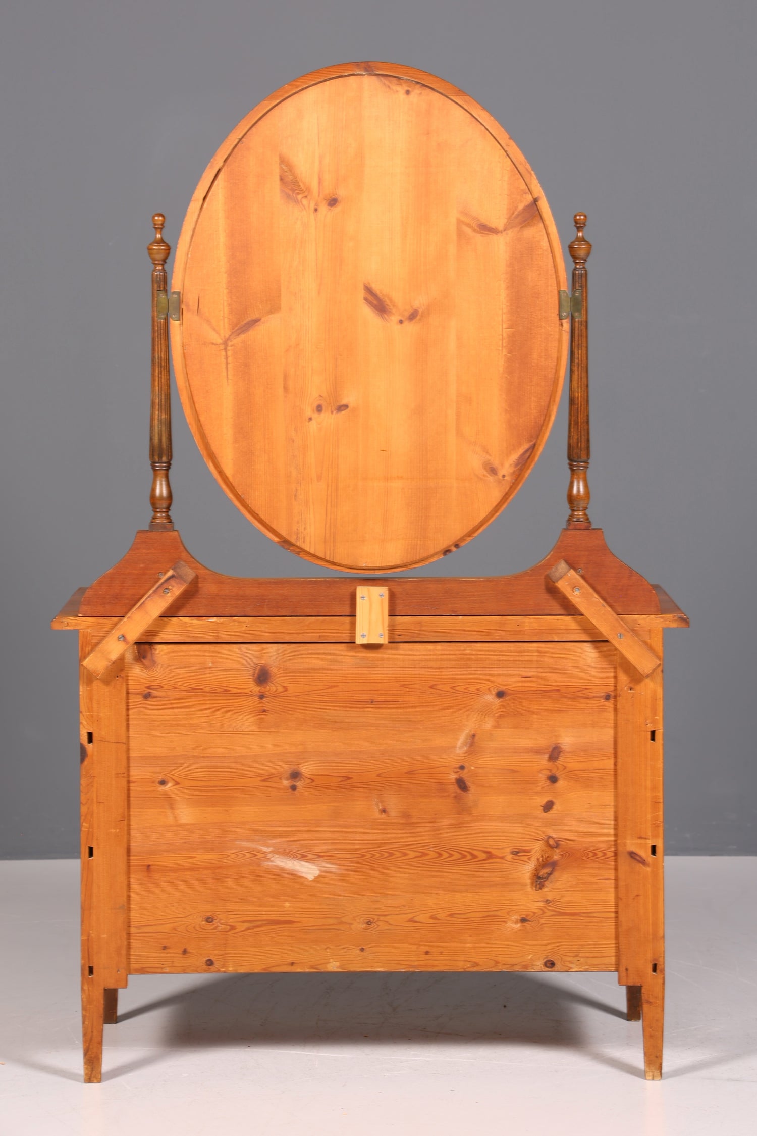 Stilvolle Jugendstil Kommode Antik Sideboard mit Spiegel Flurkommode Frisierkommode