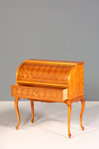 Wunderschöner Rollladen Sekretär Chippendale Stil um 1940 Büro Kommode Schreibkommode