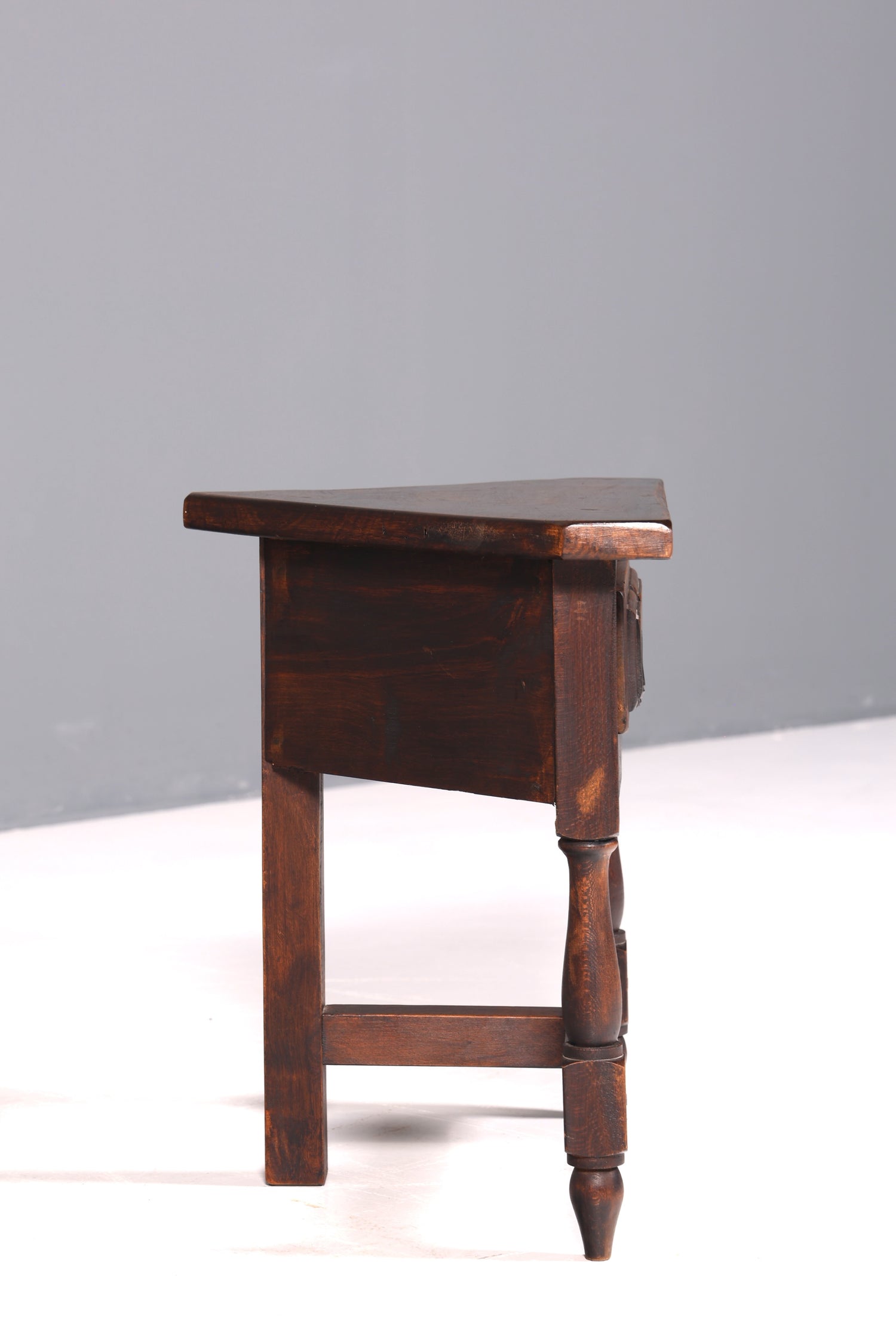 Wunderschöner Spanischer Ecktisch echt Holz Beistelltisch rustikaler spanischer Ablagetisch