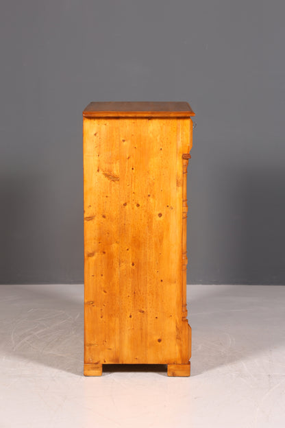 Wunderschöne Gründerzeit Kommode Louis Philippe Vertiko Weichholz Kommode um 1880 Landhaus Stil Kommode