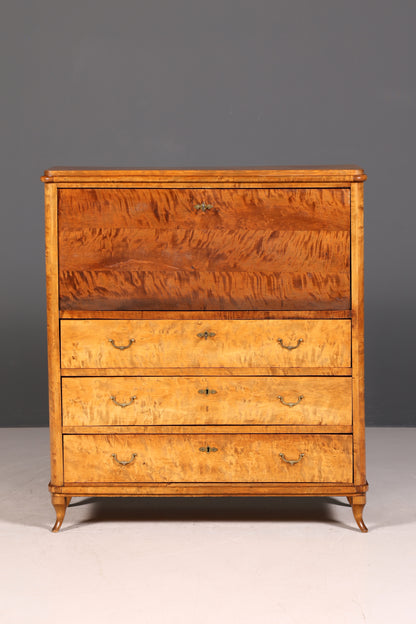 Traumhafter Sekretär im Biedermeier Stil um 1930 Schreibmöbel echt Holz Vertiko Kommode Schubladenkommode