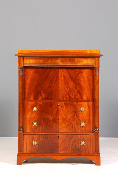 Stilvoller Sekretär im Biedermeier Stil Englisch Kommode Antik Bürokommode