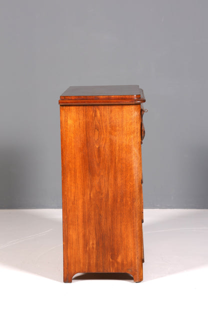 Stilvolle Louis Philippe Kommode Gründerzeit Vertiko Schubladen Kommode um 1880