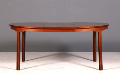 G133 Finish cm Schlichter Mid Century Esstisch ausziehbarer Vintage Tisch Retro Küchentisch