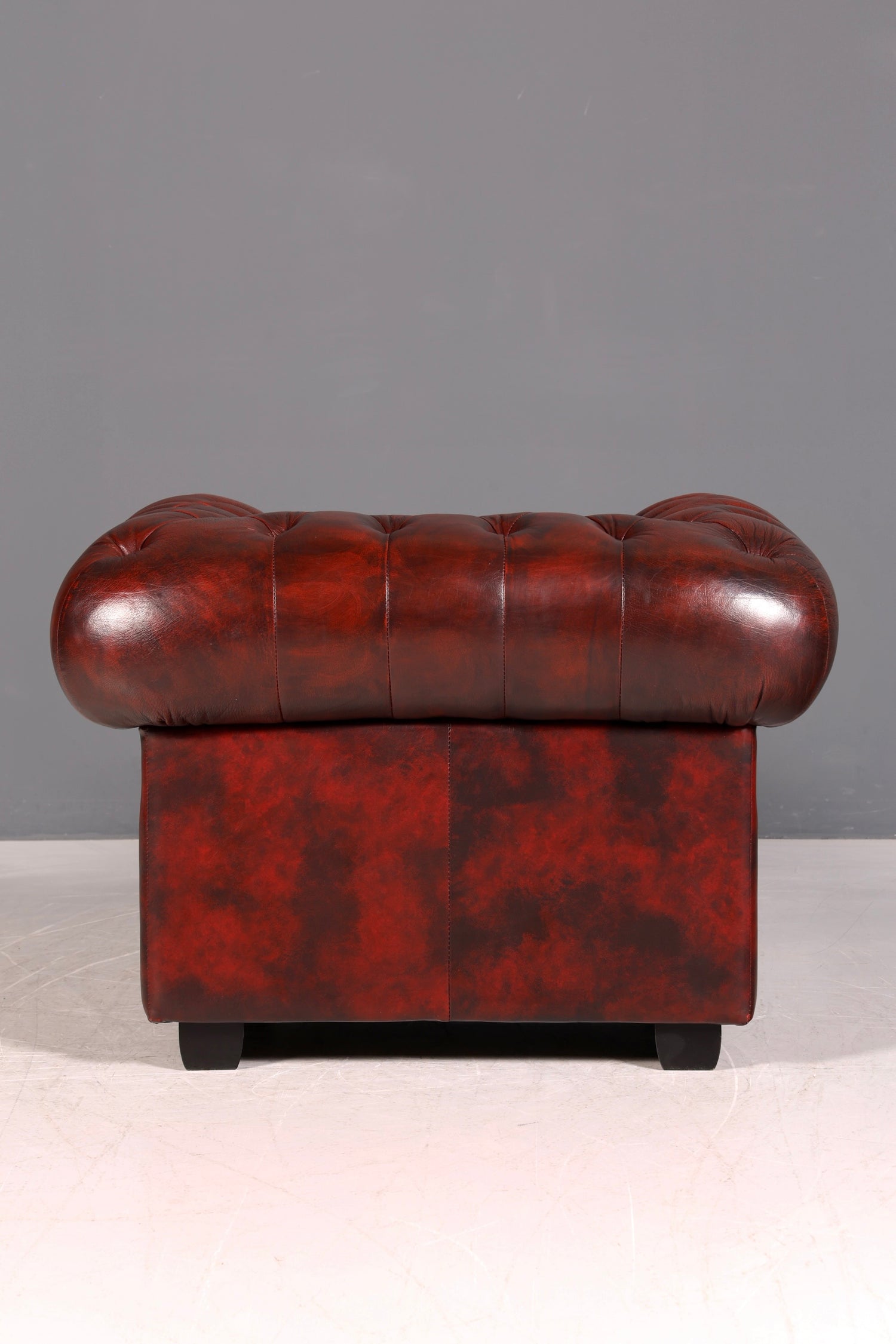 G073 Finish Stilvoller Original Chesterfield Sessel Englischer Armlehnsessel Englisch Herrensessel
