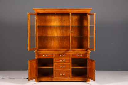 Traumhafte Original Selva Vitrine Antik Stil massiv Holz Buffet Villa Borghese Schrank Bibliothek