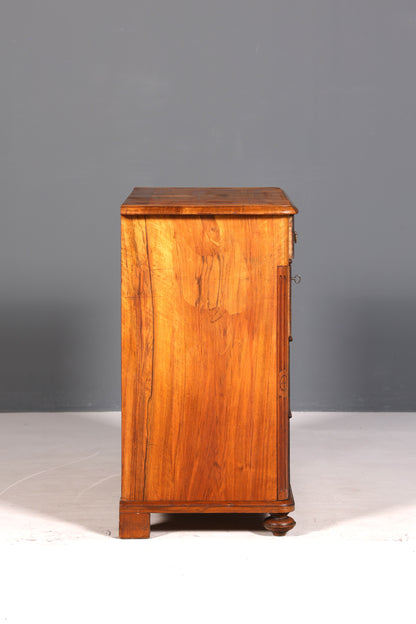 Stilvolle Louis Philippe Kommode Biedermeier Antik Schubladen Kommode Wäschekommode