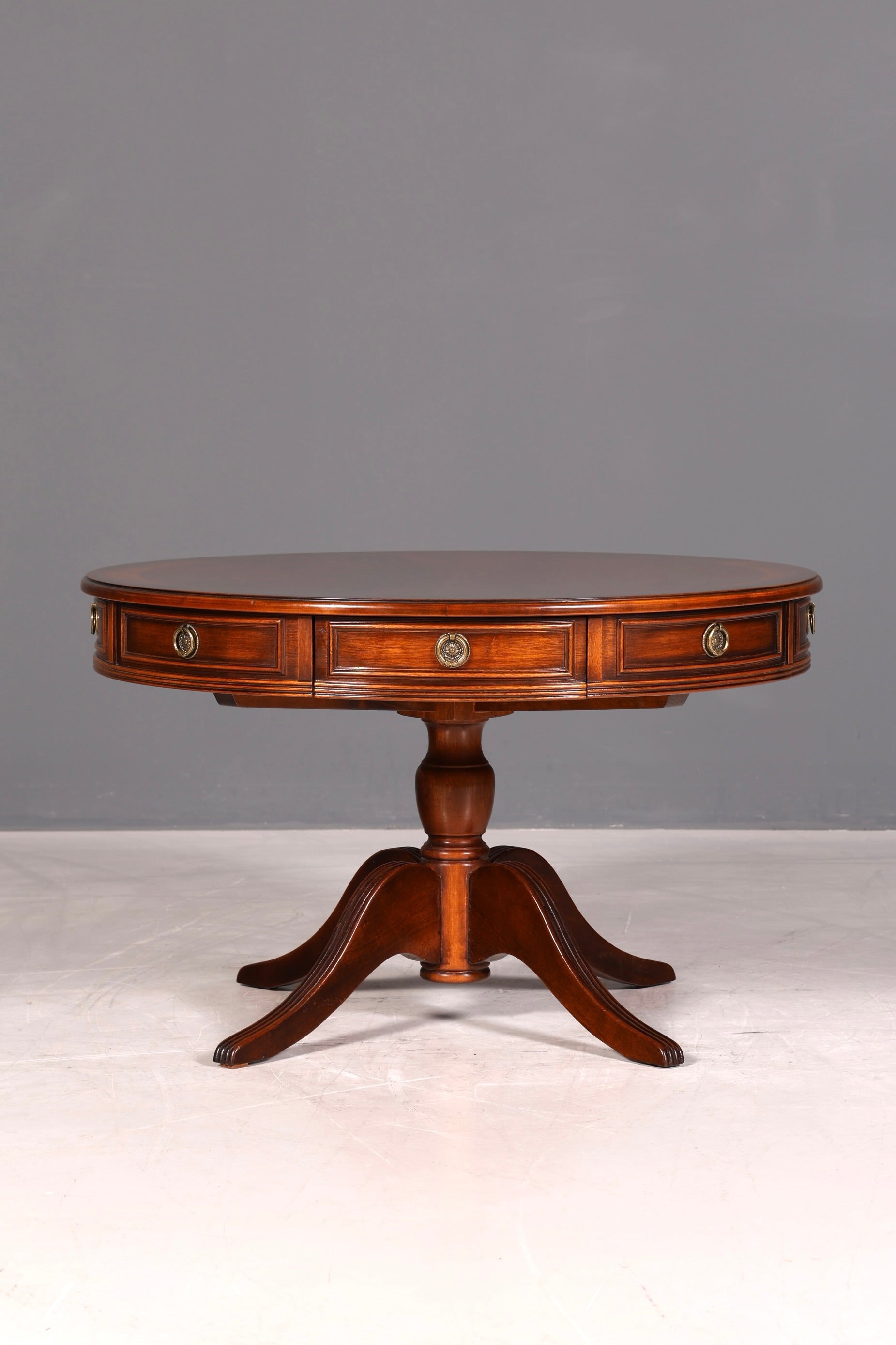 G123 Finish cm Traumhafter Englischer Tisch Couchtisch Englisch Antik Stil Mahagoni Ablagetisch Empire Stil Beistelltisch