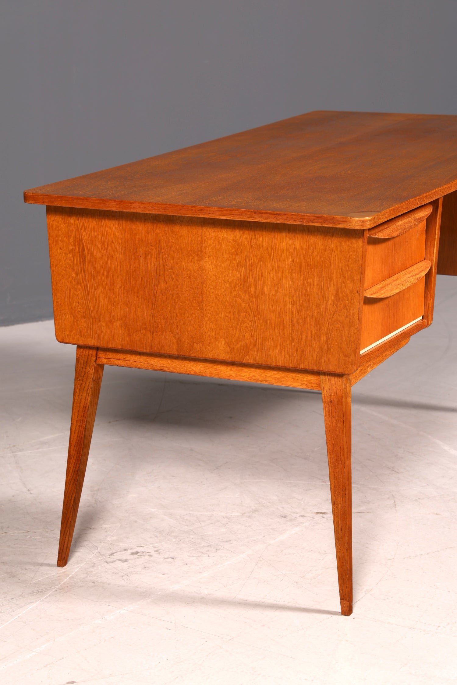 Original Hellerau Schreibtisch Modell Berolina Mid Century Franz Ehrlich Design Bürotisch Vintage Desk