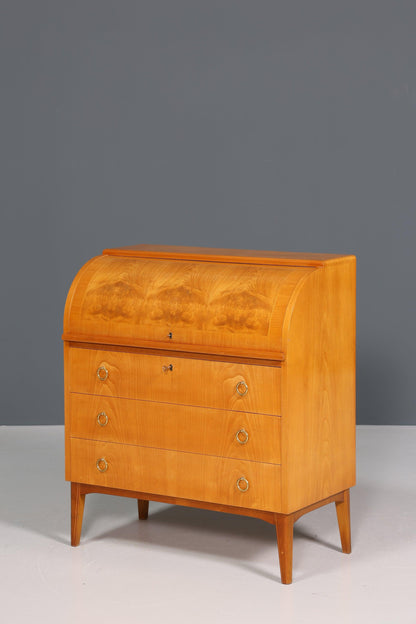 Stilvoller Mid Century Rollladen Sekretär Danish Design Retro Büro Schrank Vintage Büro Kommode