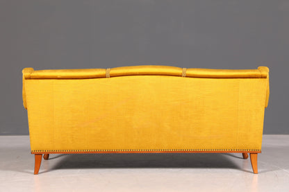 G059 Finish Wunderschönes Chippendale Sofa Antik Barock Stil Wiener Geflecht Couch 3-Sitzer Canapé