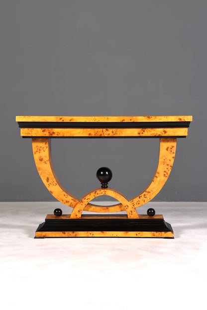 Wunderschöne Art Deco Stil Wandkonsole Flur Ablagetisch Birke Biedermeier Konsole Tisch