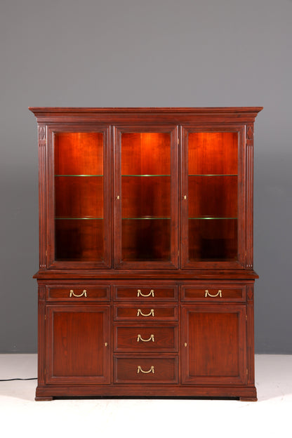 Beautiful original Selva display cabinet, Villa Borghese, antique style, solid wood, buffet cabinet, bookcase