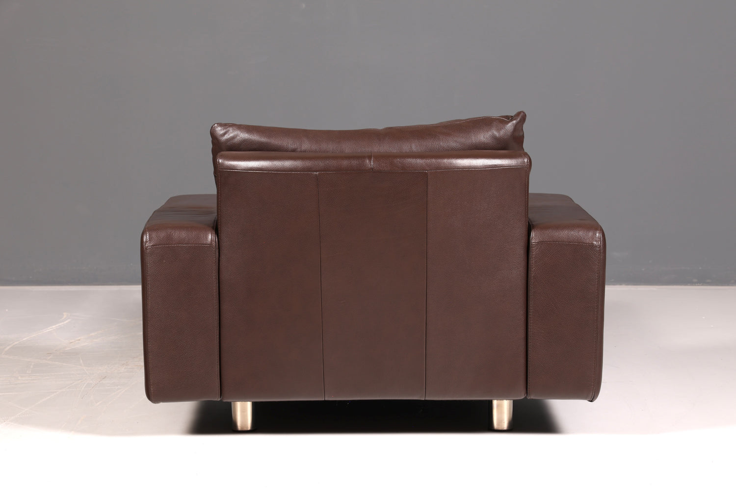 Beautiful Stressless E200 Recamier genuine leather brown chaise longue ottoman leather sofa vintage recliner