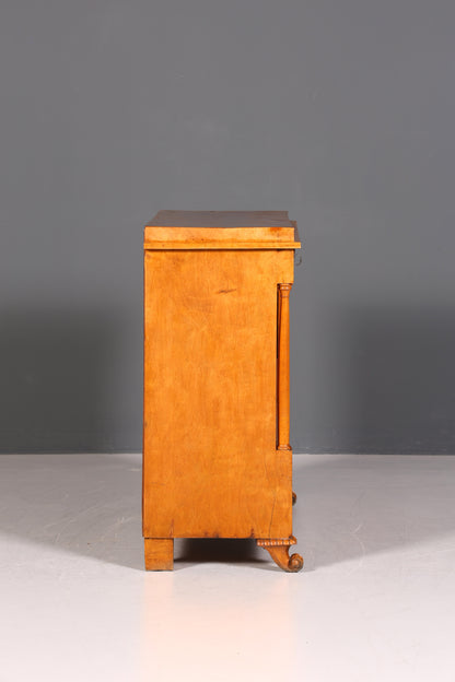 Wunderschöne Original Biedermeier Kommode Antik um 1880 Schubladenkommode Sideboard