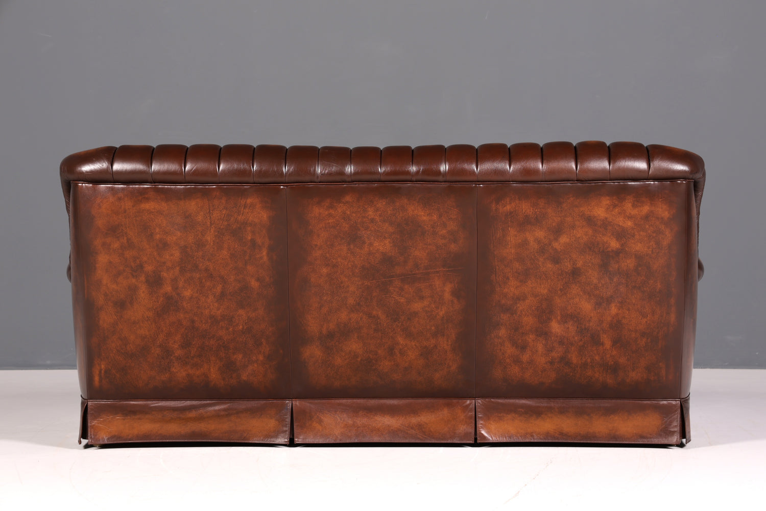 Wunderschönes Original Chesterfield Sofa 3- Sitzer echt Leder Couch Englisch