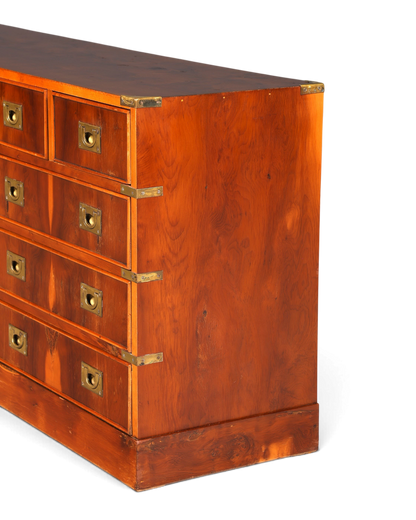 Traumhaftes XXL Maritim Sideboard Englische Schiffs Kommode Englisch Antik Schrank Military Chest