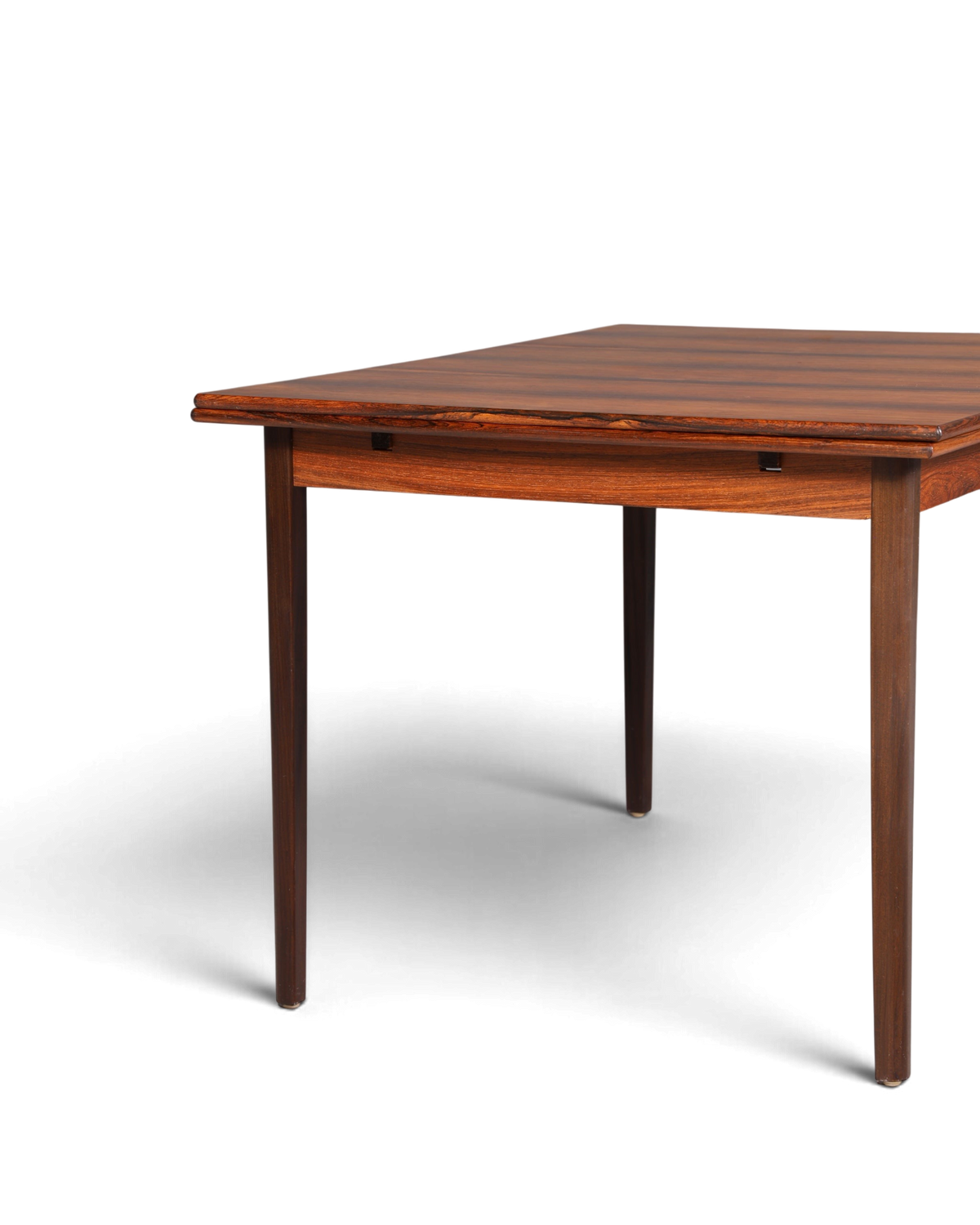 Hauptstadt Möblerei Mid Century Esstisch aus Palisander mit ausziehbarer Tischplatte im Danish Design