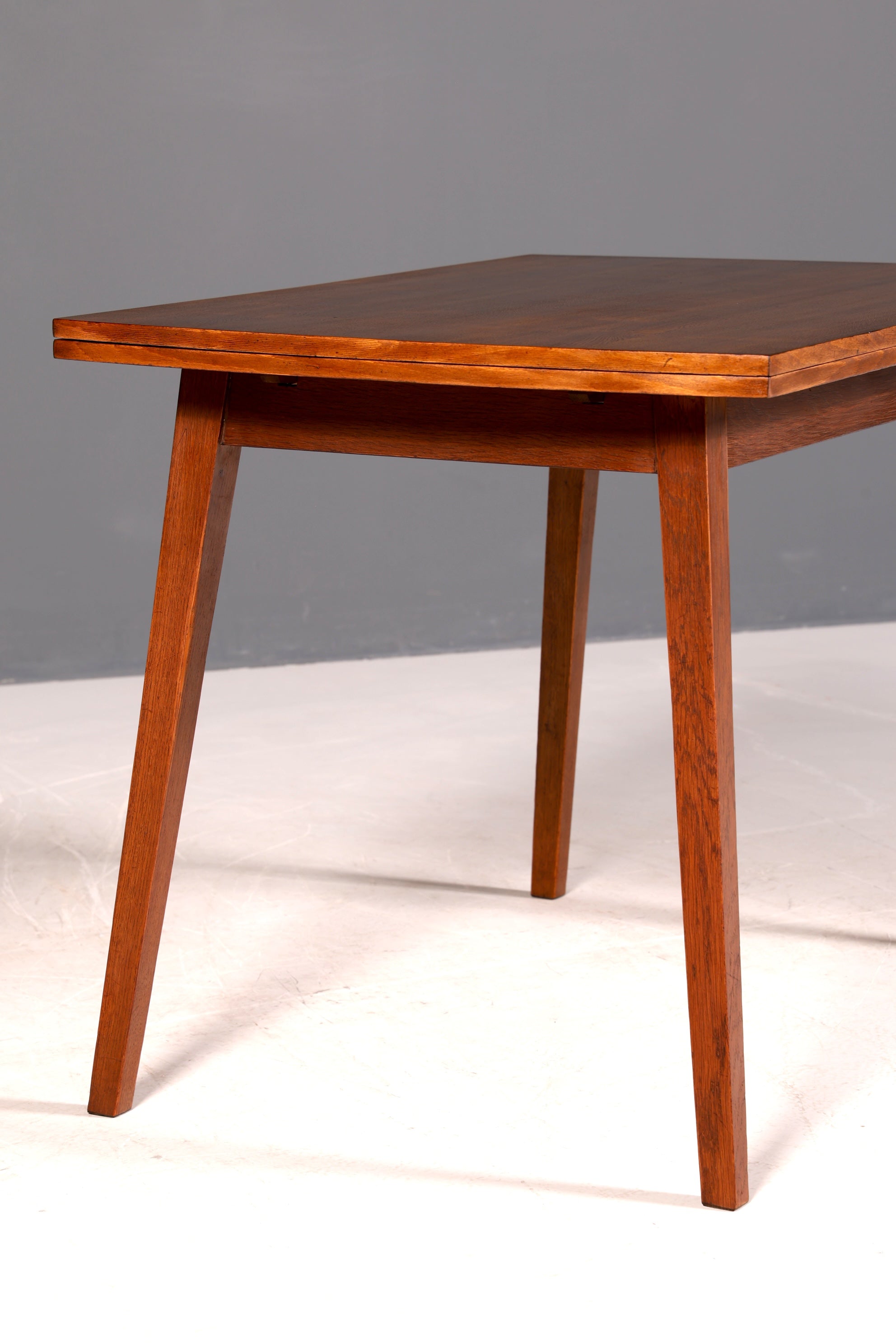 G212 Finish cm Schlichter Mid Century Esstisch ausziehbarer Vintage Tisch Retro Küchentisch (Kopie)