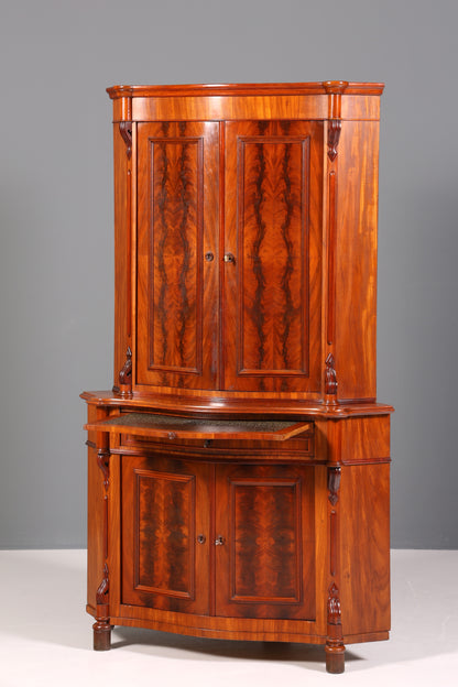 Traumhafter Louis Philippe Eckschrank Antik Gründerzeit Schrank um 1880