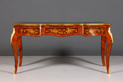 Prächtiger Louis XV Stil Schreibtisch French Desk Antik Stil Bürotisch Office Table