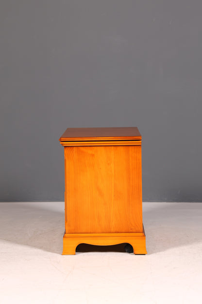 G022 Finish cm Traumhafte Englische Eibe Kommode echt Holz Schrank Antik 60er Jahre Möbel