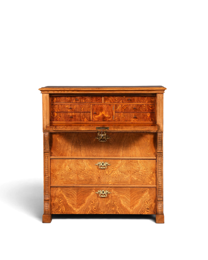 Stilvoller Gründerzeit Sekretär Kommode Jugendstil Schubladenkommode Antik Vertiko