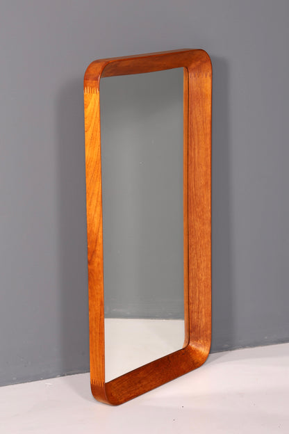 Wunderschöner Mid Century Spiegel Flur Wandspiegel Danish Design Spiegel Teak Holz Flurspiegel