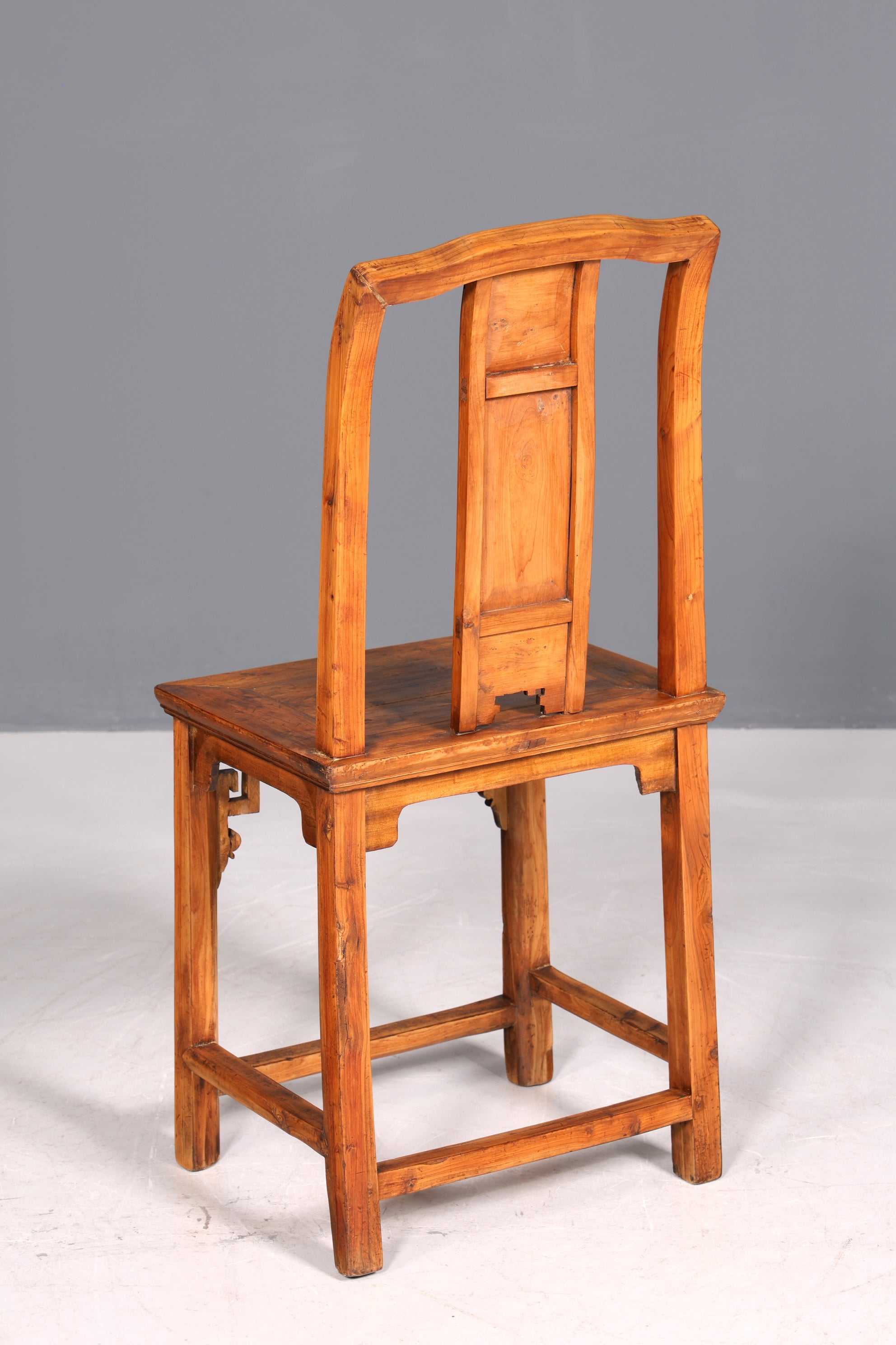 Wunderschöner Chinesischer Stuhl China Ming Stil Qing Dynastie Holzstuhl Antik Asiatischer Sekretär Stuhl