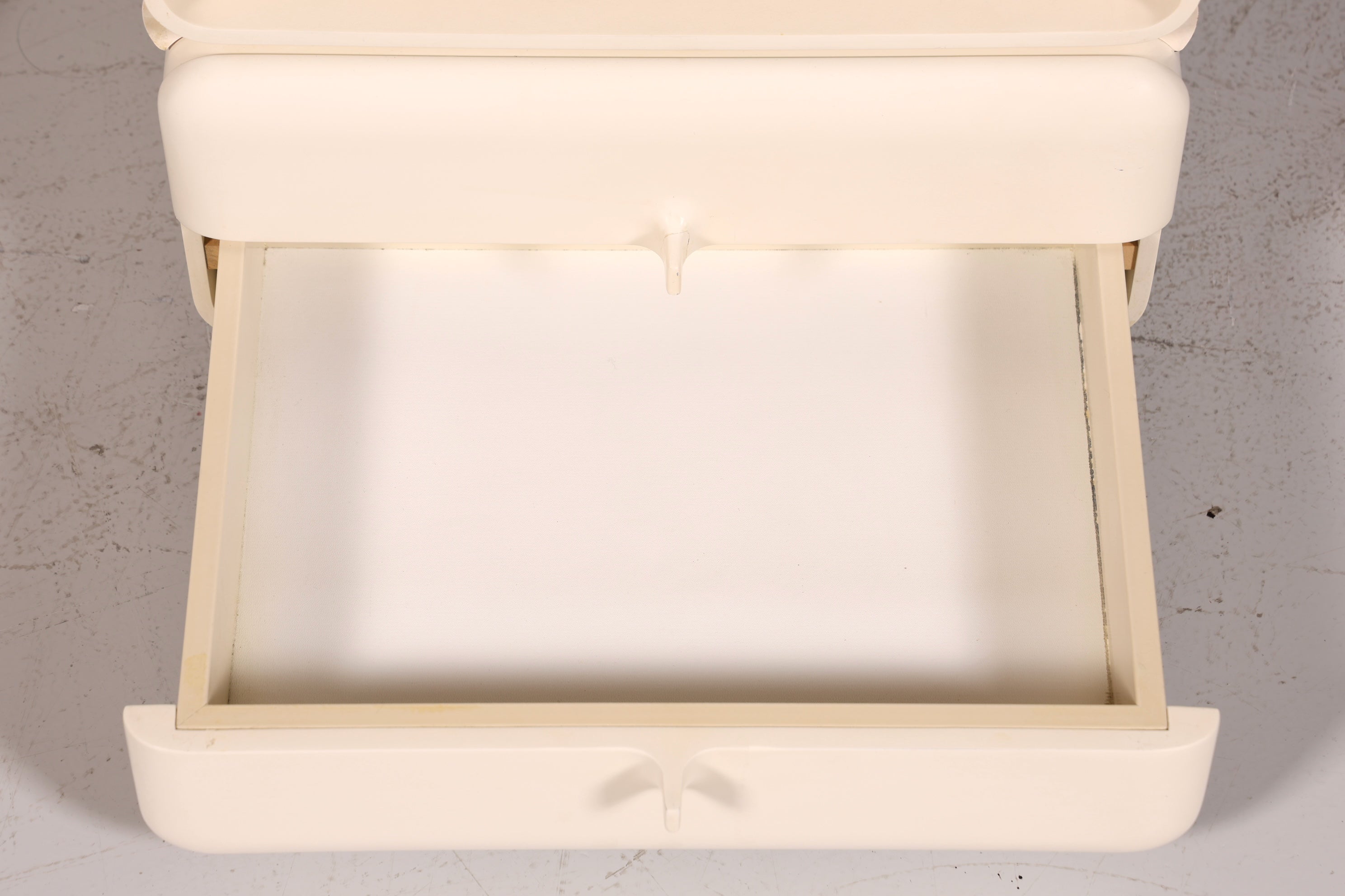 Seltene Mid Century Kommode Space Age Module Nachttisch Design Frankreich Vintage Schubladenkommode 1 von 5