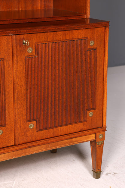 Wunderschönes Regal im Gustavianischen Stil Bücherregal Schrank Highboard Vintage Echt Holz Antik