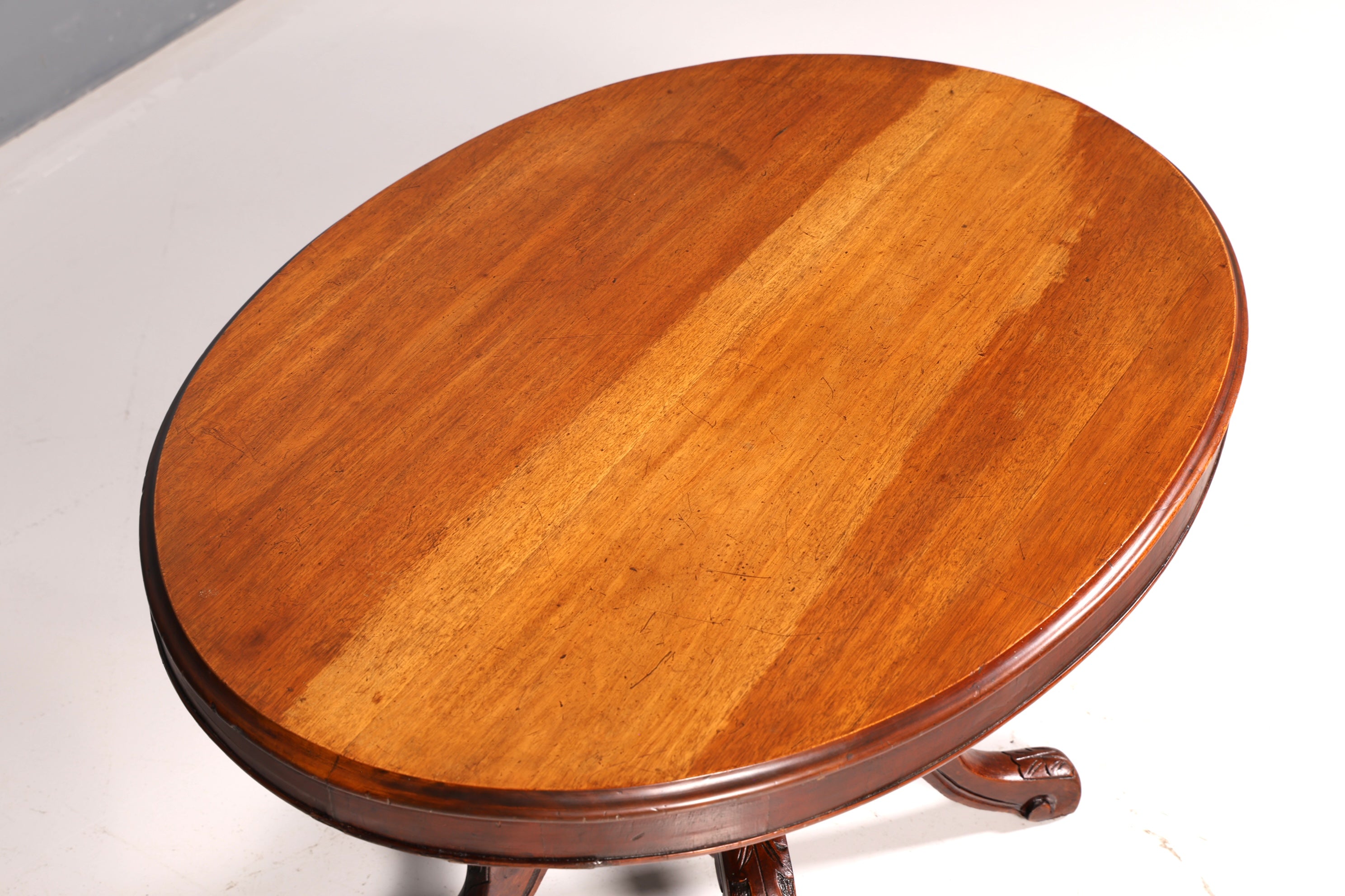 Edler Louis Philippe Esstisch Oval Tisch Echt Holz  Esszimmertisch Englisch Küchentisch