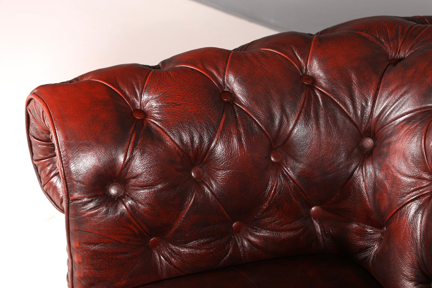 G073 Finish Stilvoller Original Chesterfield Sessel Englischer Armlehnsessel Englisch Herrensessel