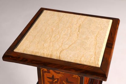 Dream baroque-style pedestal Louis XV flower pedestal natural stone marble top