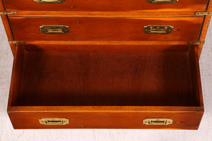 Traumhafte Maritime Kommode Englisch Military Chest Schiffskommode Antik Schrank Beistellschrank Kolonialstil