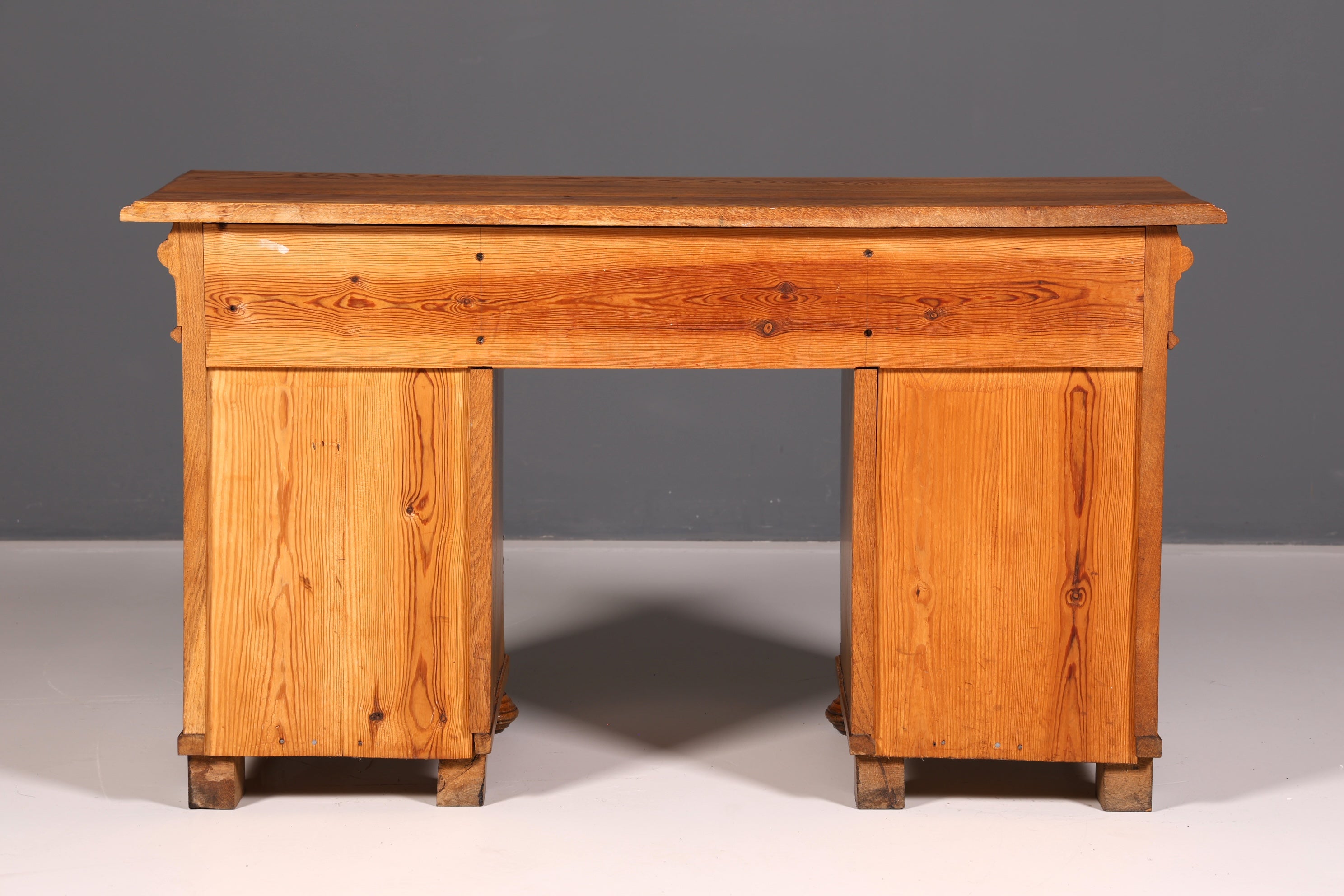 Traumhafter Gründerzeit Schreibtisch Jugendstil Bürotisch Löwenfüße Antik Massivholz