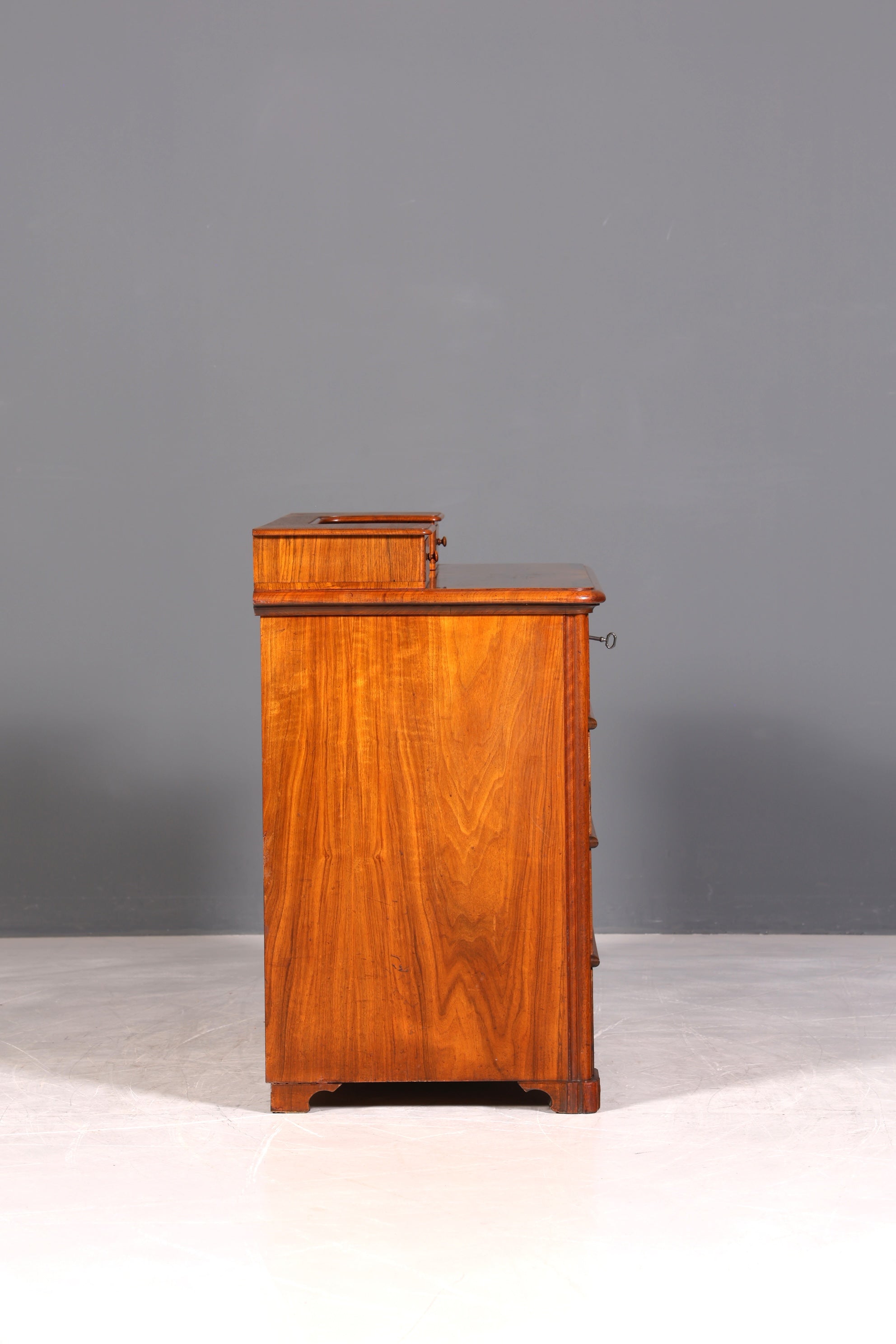 F963 Finish cm Wunderschöne Gründerzeit Kommode Louis Philippe Nussbaum Schubladen Kommode Sideboard um 1880