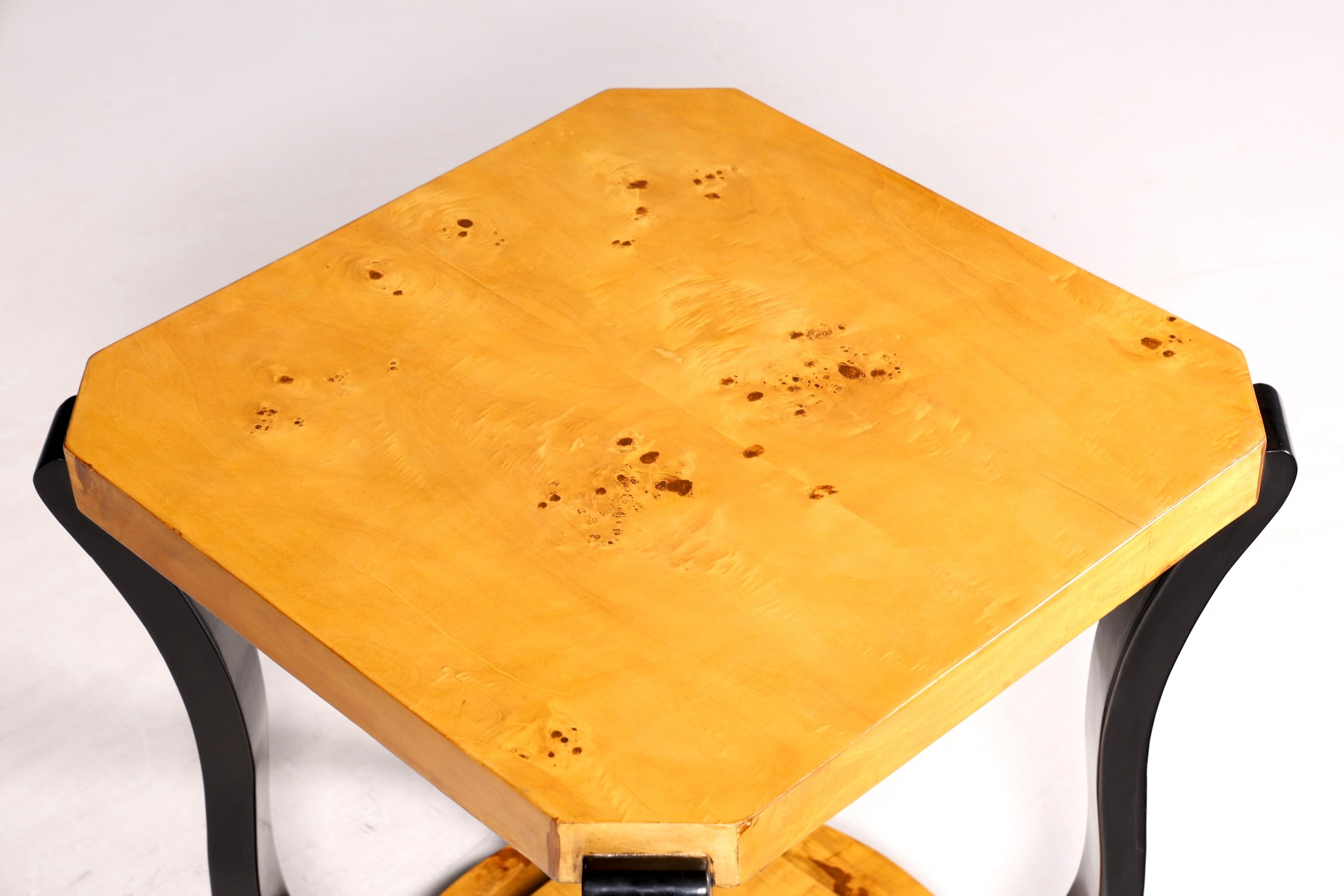 Beautiful Art Deco design side table, antique style coffee table, storage table