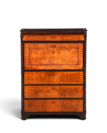 Traumhafter Louis Philippe Sekretär Vertiko Biedermeier Kommode Schubladenkommode