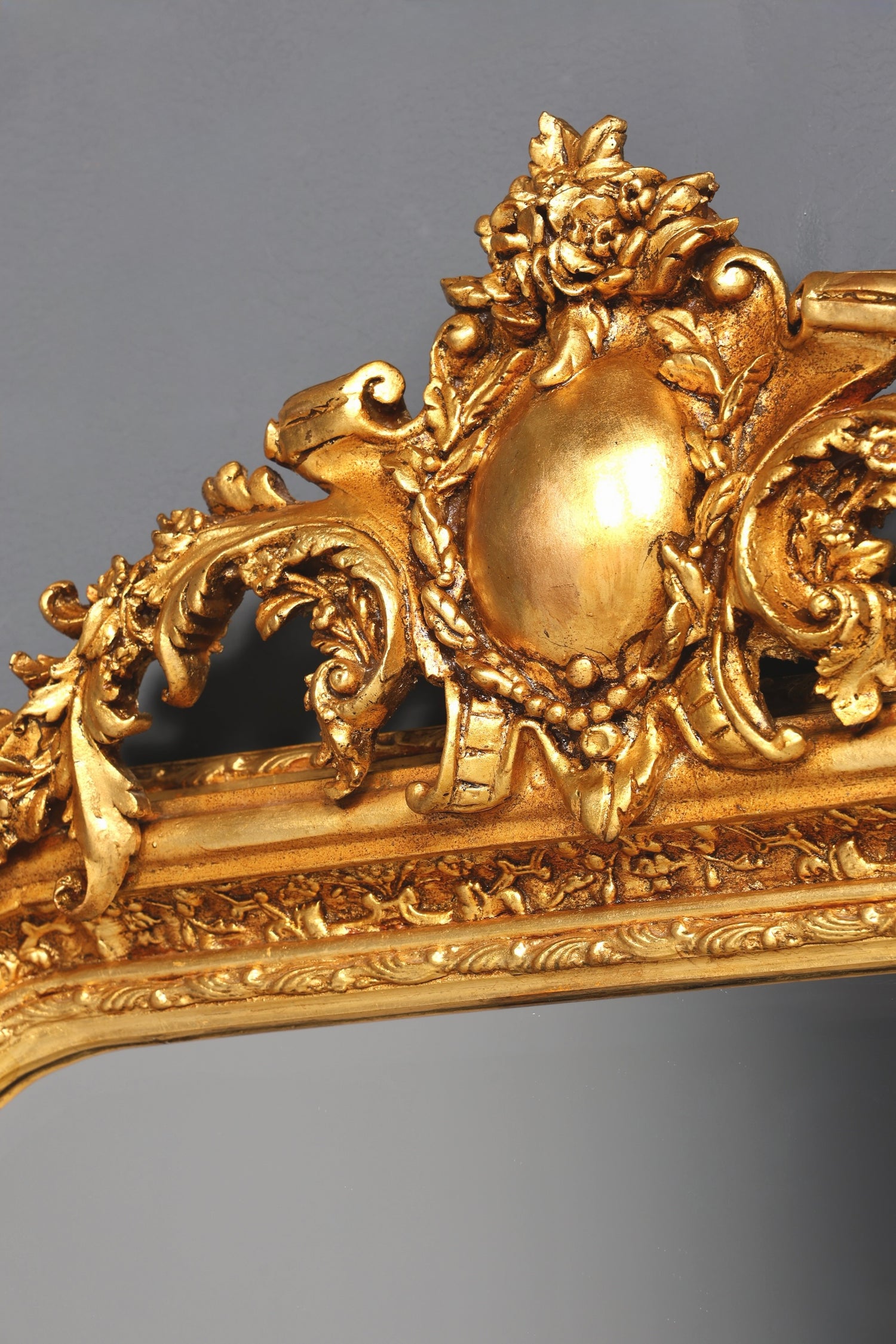 Stilvoller Prunk Barock Stil Wandspiegel Ornamenten Gold Spiegel Flurspiegel Spiegel