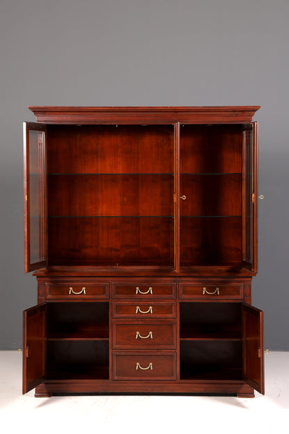 Beautiful original Selva display cabinet, Villa Borghese, antique style, solid wood, buffet cabinet, bookcase