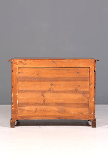 Wunderschöne Gründerzeit Kommode Louis Philippe Schubladen Kommode Nussbaum Sideboard um 1880