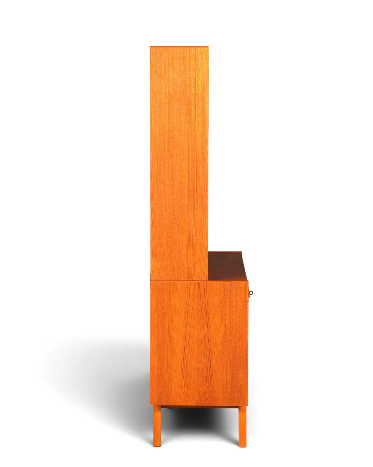 Traumhaftes Mid Century Regal Teak Holz Schrank Danish Design Retro Kommode Vintage Bücherregal 60er Jahre 2 von 2