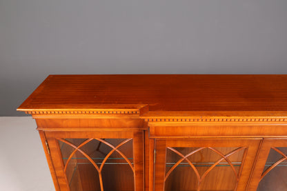 Beautiful English display cabinet, bookcase, library cabinet, display case, glass display cabinet, 60s Mid Century, china cabinet, highboard