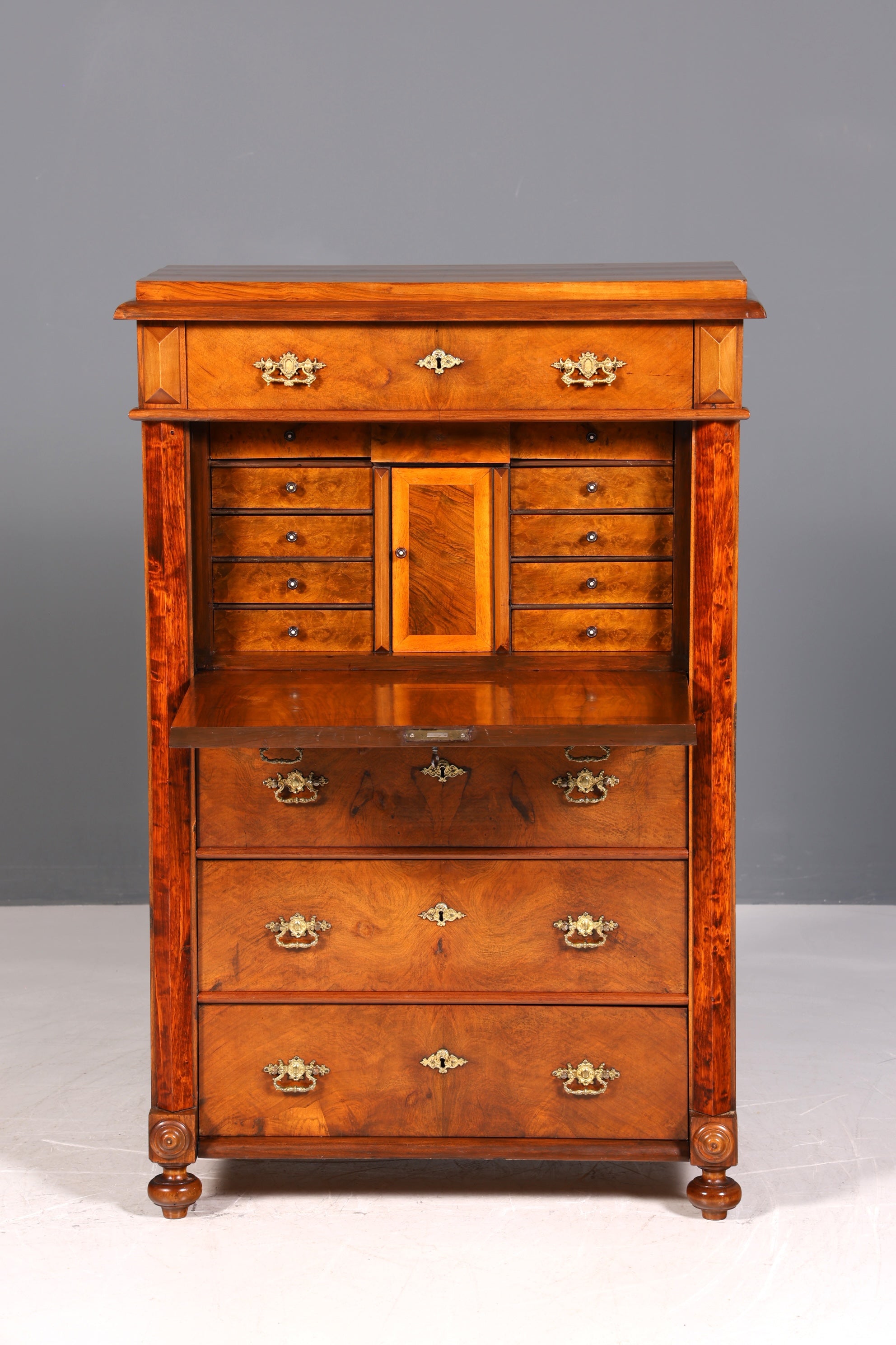 Wunderschöner Gründerzeit Sekretär Kommode Jugendstil Schubladenkommode Antik Vertiko