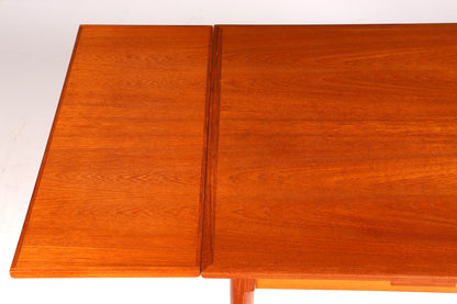 Schlichter Mid Century Esstisch Bernhard Pedersen &amp;Søn ausziehbarer Danish Design Teak Holz Küchentisch Esszimmer Tisch