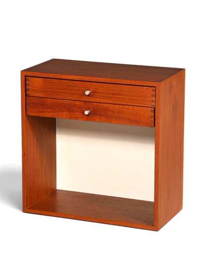Wunderschöne Mid Century Teak Holz Nachttisch Danish Design Flurkommode Kommode 60s
