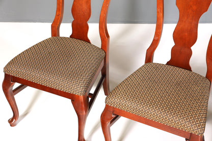 8x Edle Drexel Heritage Stühle Amerikanisch USA Chippendale Stil Stuhlset Küchenstuhl Set Esszimmer Stühle