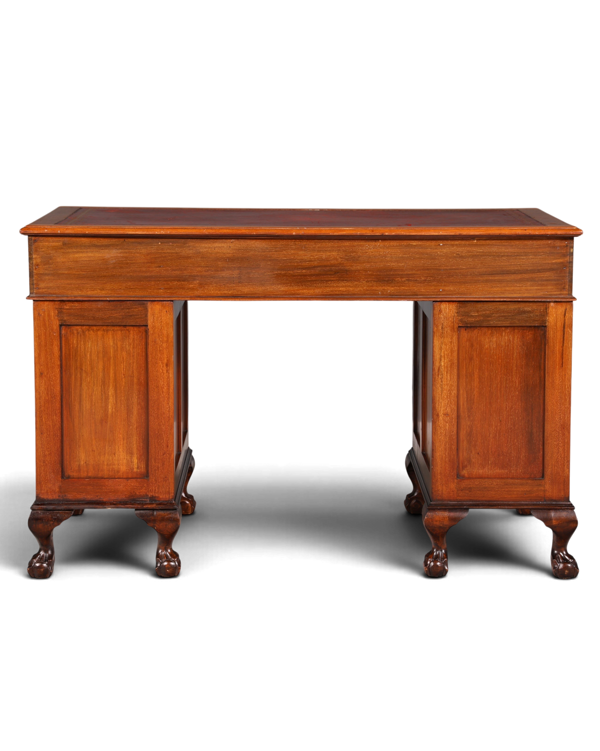 G362 Finish Wunderschöner Englischer Schreibtisch echt Lederauflage Bürotisch Antik Stil Office Desk (Kopie 2)