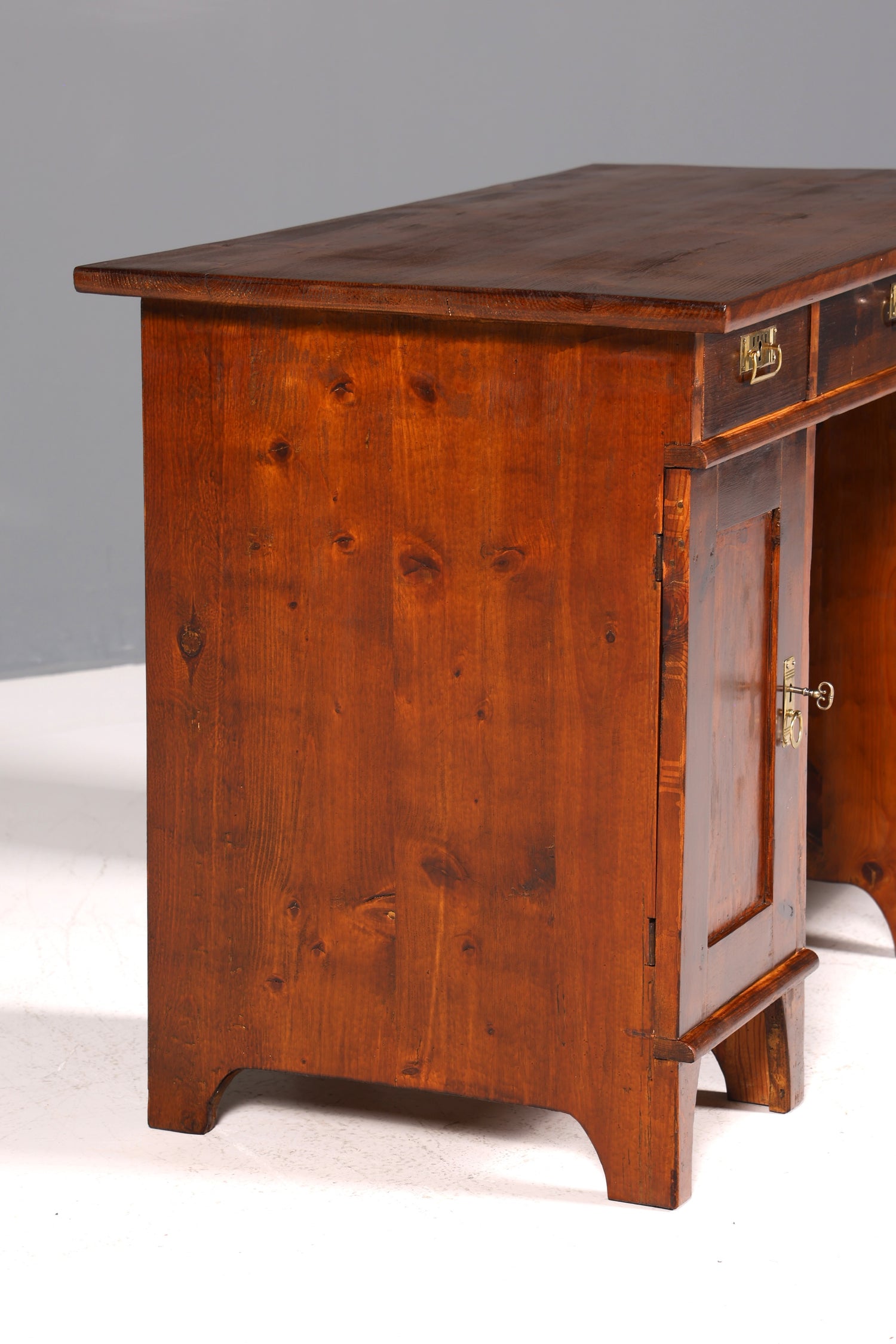 Wunderschöner Jugendstil Schreibtisch echt Holz Office Table Antik Bürotisch